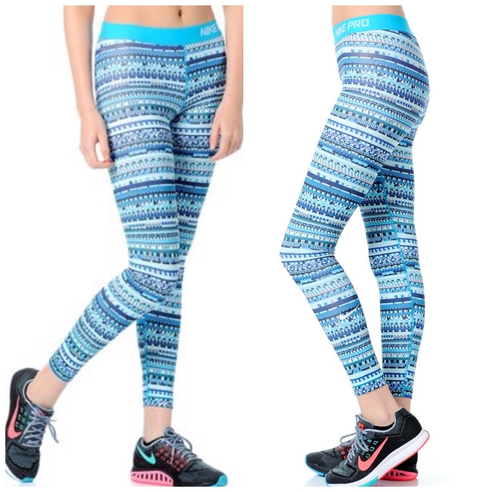 Nike Pro 8 Bit Blue Lagoon Tights